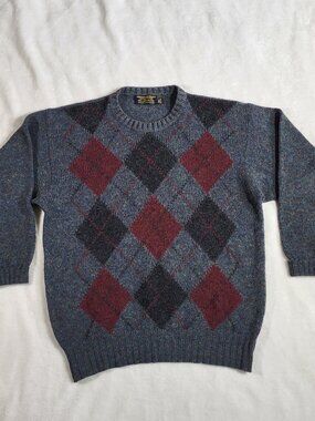 Vintage Brooks Brothers Men's Shetland Wool Crewneck Sweater - Size 40